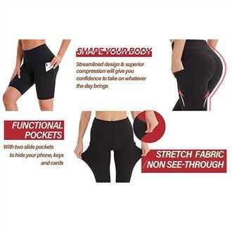 High Waisted Yoga Šorc za žene