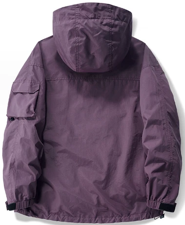 Mens Jacket New Style-Purple-Back