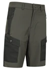 Womens Khaki Hybrid Shorts