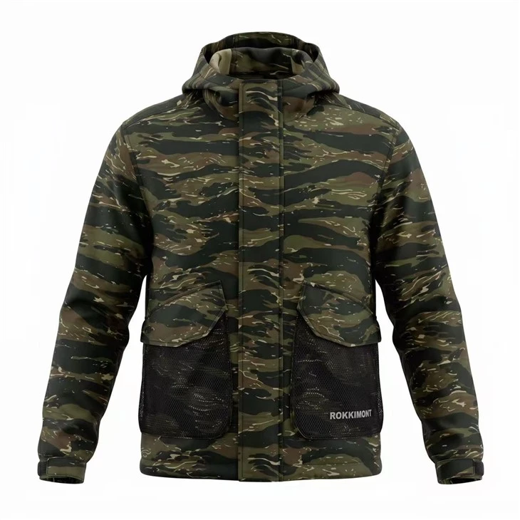 Muška jakna s kapuljačom Jungle Tiger Camo