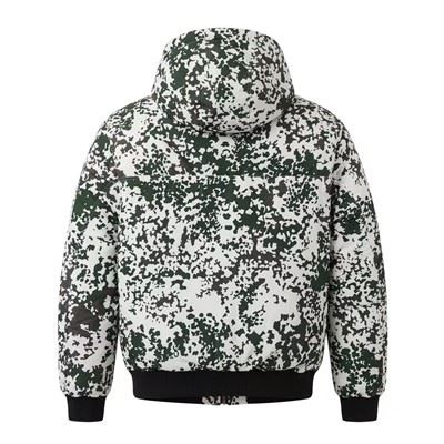 Camo Printed Puffy Bomber Jacket suppliers